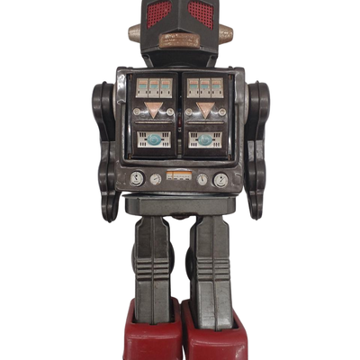 Horikawa Super Mars King Tin Toy Robot Japan Battery Operated Non Working