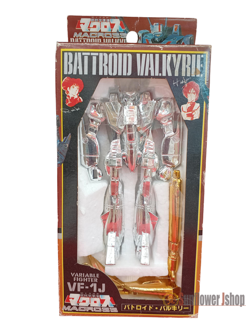 Takatoku Macross Battroid Valkyrie VF-1J Variable Fighter Vintage Figure Boxed