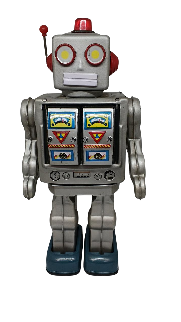 Vintage Horikawa SPACE WALKMAN Tin Toy Robot – Battery Operated Wind-Up Retro