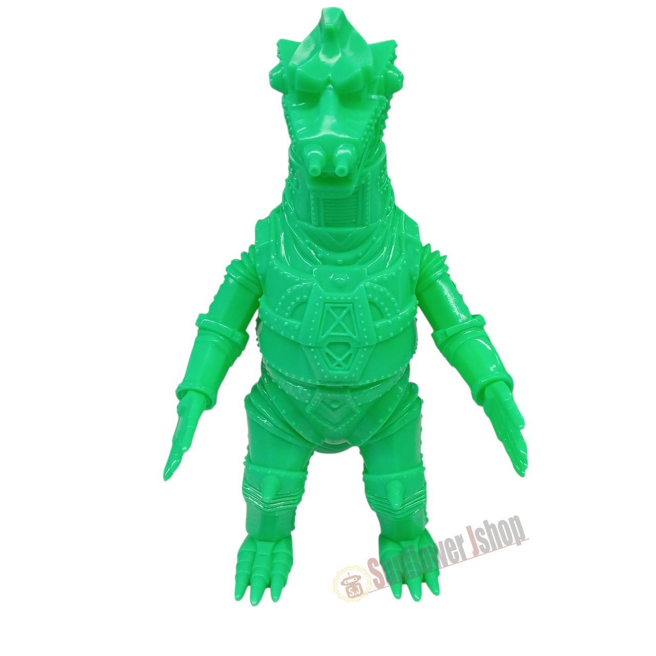 Green Mechagodzilla Sofubi Soft Vinyl Figure Kaiju Godzilla Robot Toy Rare JAPAN
