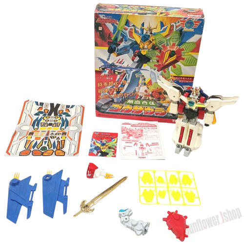 Tomy DX Go-Saurer Combiner Robot Figure Nekketsu Saikyo Yuusha Series Box JAPAN
