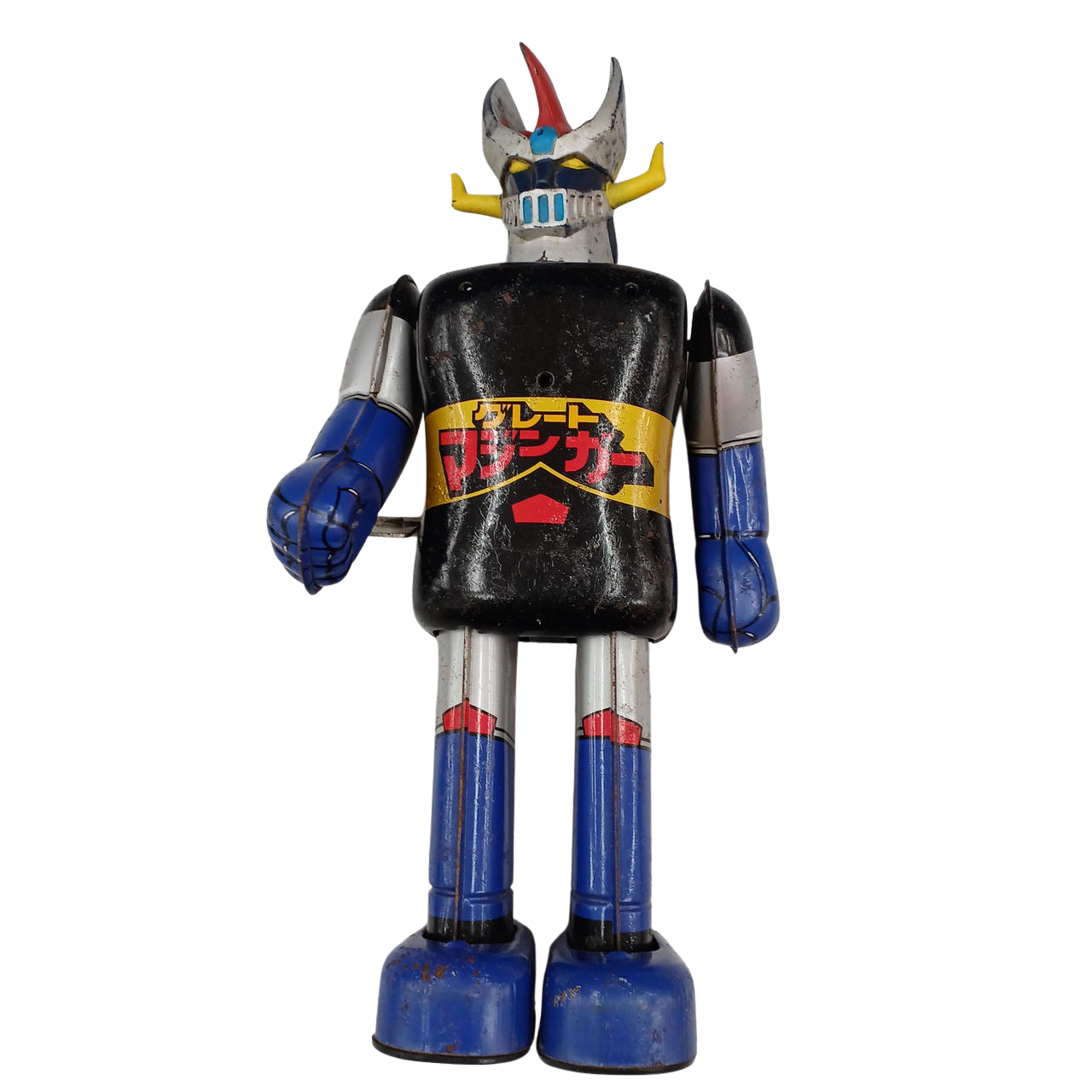 Vintage Popy Tin Toy Great Mazinger Wind Up Robot Japan Go Nagai Collectible