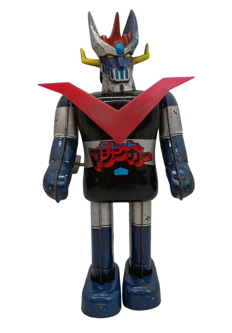 Popy Mazinger Z Vintage Wind-Up Walking Robot Toy Japan Retro Diecast Figure