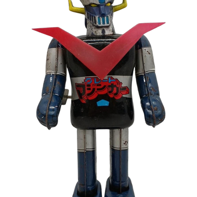 Popy Mazinger Z Vintage Wind-Up Walking Robot Toy Japan Retro Diecast Figure