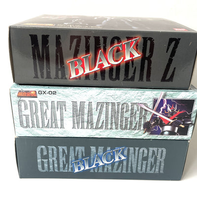 Bandai Soul of Chogokin GX-01B GX-02 GX-02B Black Mazinger Z Great Set