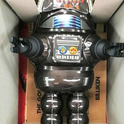 Billiken Shokai Robby the Robot Tin Wind-Up Toy w/ Box – 1993 Japan Forbidden Planet