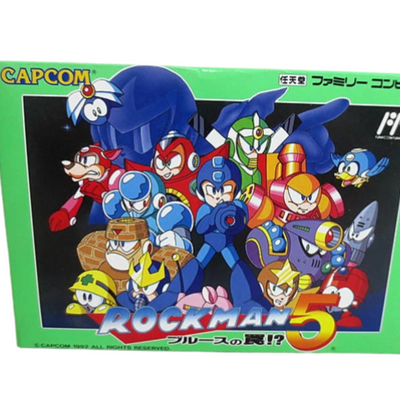 Mega Man 5 (NES, 1992) – Complete in Box – Capcom – Classic Action Platformer