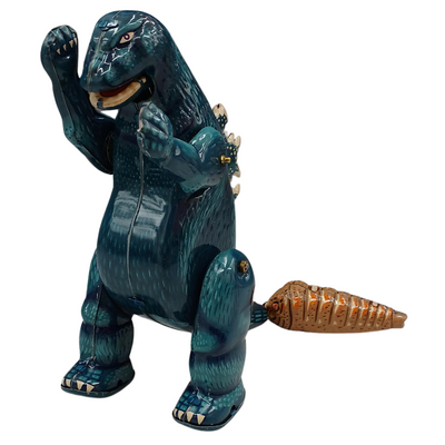 Billiken Shokai Godzilla vs Mothra Tin Wind-Up Toy w/ Box – 1992 Japan Limited Edition