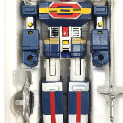 Popy Armored Fleet Dairugger XV Vintage Combining Robot Toy Die-cast Japan 1980s