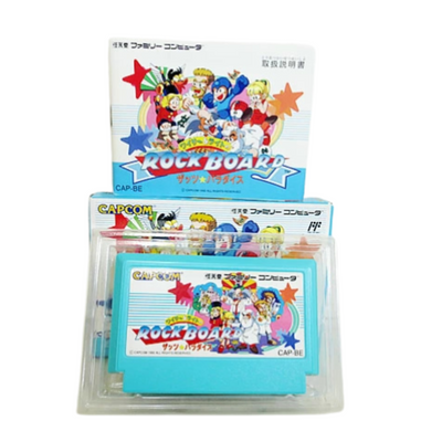 Wily & Right no RockBoard: That's Paradise (Famicom, 1993) – Capcom Mega Man Spin-Off – Complete in Box (CIB)