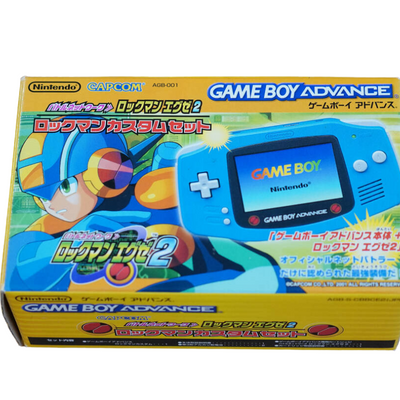 Mega Man Battle Network 2 Custom GBA Console Set – Rockman EXE 2 Limited Edition Japan