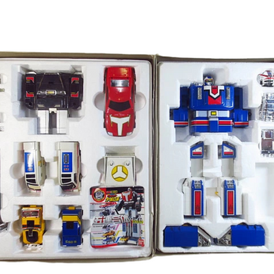 Bandai Turbo Ranger DX Turbo Robo & Turbo Rugger Set – Super Sentai Robot Figures