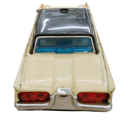 Vintage Tin Toy 1958 Ford Thunderbird SEDAN Hardtop Sunroof Friction 776 w/Box