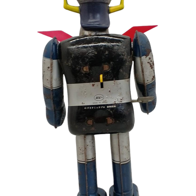 Popy Mazinger Z Vintage Wind-Up Walking Robot Toy Japan Retro Diecast Figure