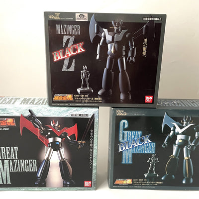 Bandai Soul of Chogokin GX-01B GX-02 GX-02B Black Mazinger Z Great Set