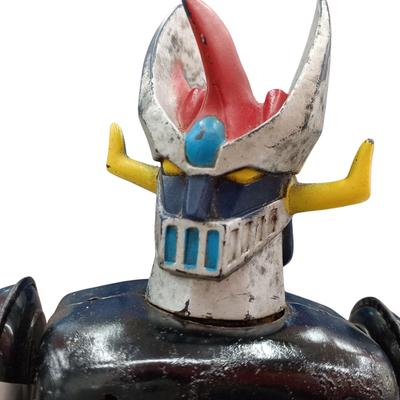 Vintage Popy Tin Toy Great Mazinger Wind Up Robot Japan Go Nagai Collectible