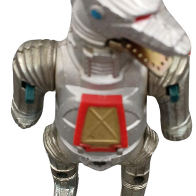 Bullmark Mechagodzilla Tin & Plastic Figure – Vintage 1970s Japanese Kaiju Toy – Missile Launching Action – Boxed