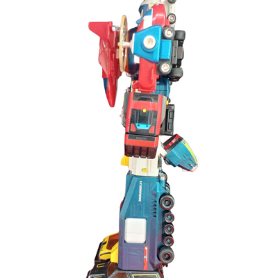 Popy Armored Fleet Dairugger XV Vintage Combining Robot Toy Die-cast Japan 1980s