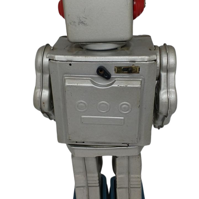 Vintage Horikawa SPACE WALKMAN Tin Toy Robot – Battery Operated Wind-Up Retro