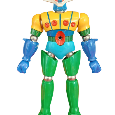 Takara Magne Robo Kotetsu Jeeg Magnetic Action Figure Vintage Japan with Box