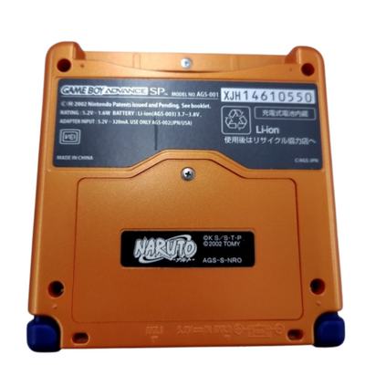 Nintendo GBA SP Console – Naruto Orange Edition + Naruto RPG Bundle – Legacy of the Will of Fire