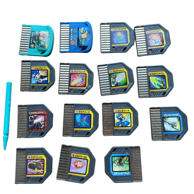 Rockman  EXE Beast Link PET EX Twin Navi DX Edition – Rare Navi Data Chip Toy