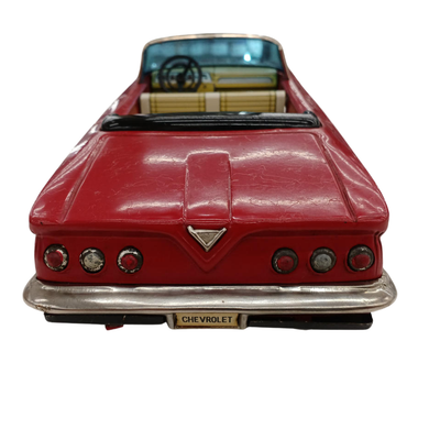 Bandai Chevrolet Impala Sport Convertible Red Vintage Model Car Japan Boxed