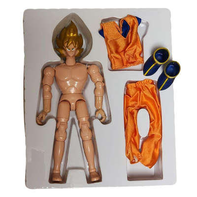 Vintage 1991 Dragon Ball Z Super Saiyan Goku Full Action Pose Figure Japan Rare