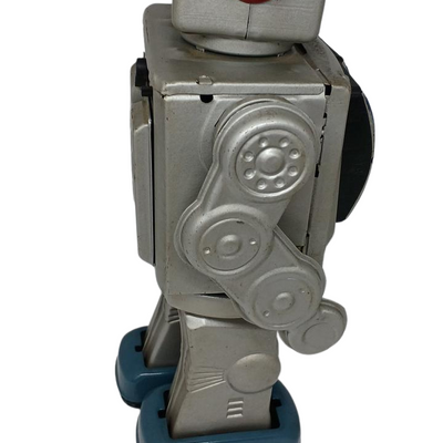 Vintage Horikawa SPACE WALKMAN Tin Toy Robot – Battery Operated Wind-Up Retro