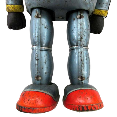 Tetsujin 28 Tin Toy by Nomura Toy Japan – Vintage Wind-Up Robot Retro Anime Figure