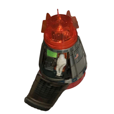Vintage 1960s Tin Space Capsule by Horikawa Japan – NASA Toy Rocket with USA Flag