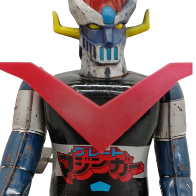 Popy Mazinger Z Vintage Wind-Up Walking Robot Toy Japan Retro Diecast Figure