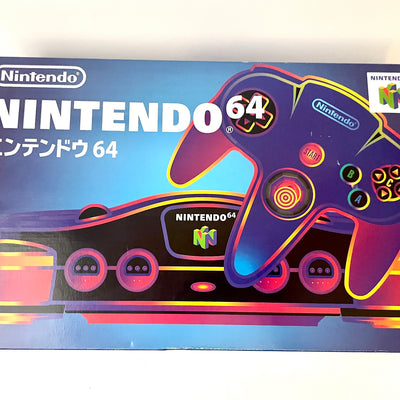 Nintendo 64 N64 Console System Black/Grey Japanese Version Boxed CIB Tested JPN
