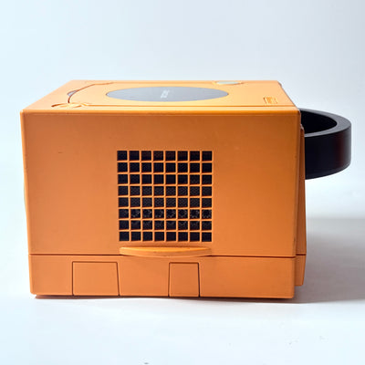 Nintendo GameCube Console Set Orange + Mario Luigi Case + OEM Memory Card Boxed