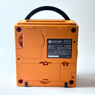 Nintendo GameCube Console Set Orange + Mario Luigi Case + OEM Memory Card Boxed