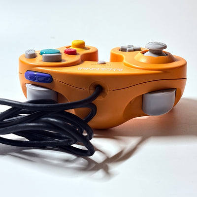 Nintendo GameCube Console Set Orange + Mario Luigi Case + OEM Memory Card Boxed