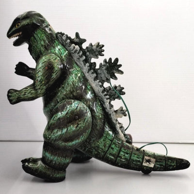 Bullmark Remote Control Walking Godzilla – Vintage Electric Tin Toy – 1970s Japanese Monster Figure – Rare Collectible