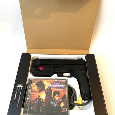 PS1 Time Crisis + GunCon Controller Set SLPS-00635 Namco PlayStation 1 Japan
