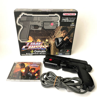 PS1 Time Crisis + GunCon Controller Set SLPS-00635 Namco PlayStation 1 Japan