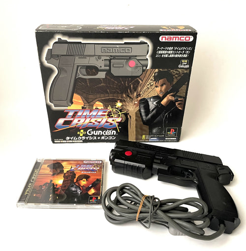 PS1 Time Crisis + GunCon Controller Set SLPS-00635 Namco PlayStation 1 Japan