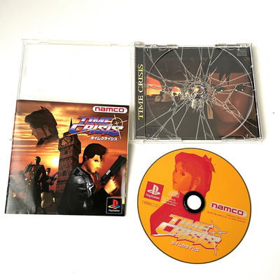 PS1 Time Crisis + GunCon Controller Set SLPS-00635 Namco PlayStation 1 Japan