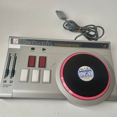 KONAMI beatmania DJ Station PRO Controller for PlayStation  + 4 Games Bundle