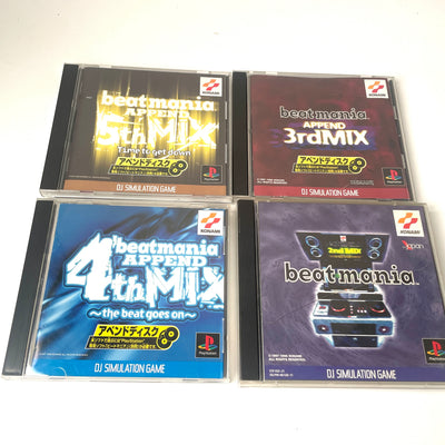 KONAMI beatmania DJ Station PRO Controller for PlayStation  + 4 Games Bundle