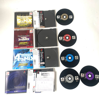 KONAMI beatmania DJ Station PRO Controller for PlayStation  + 4 Games Bundle