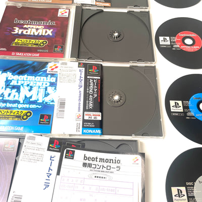 KONAMI beatmania DJ Station PRO Controller for PlayStation  + 4 Games Bundle