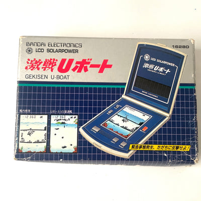 Bandai LCD Solarpower Gekisen U-Boat Handheld Game Vintage Boxed Japan 16280