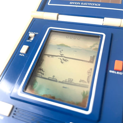Bandai LCD Solarpower Gekisen U-Boat Handheld Game Vintage Boxed Japan 16280