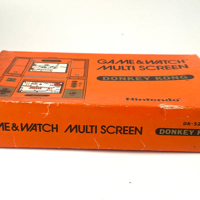 Nintendo Game & Watch Donkey Kong DK-52 Multi Screen Boxed Manual Vintage Japan