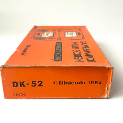 Nintendo Game & Watch Donkey Kong DK-52 Multi Screen Boxed Manual Vintage Japan