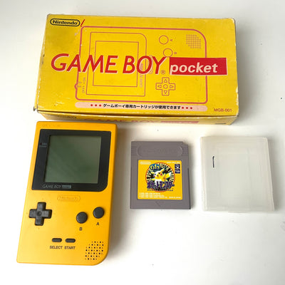 Nintendo Game Boy Pocket MGB-001 Console Box Pokemon Card GB Japan